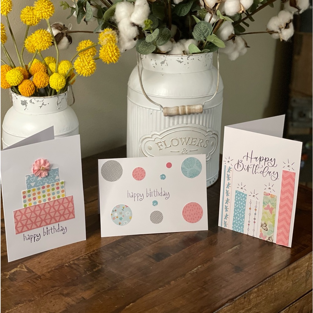 Handmade birthday cards